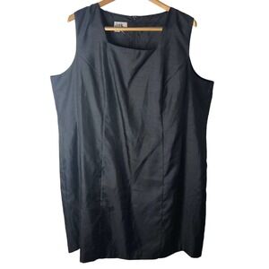 VINTAGE JBS LTD Plus Petite  2XL Black Sleeveless Dress
